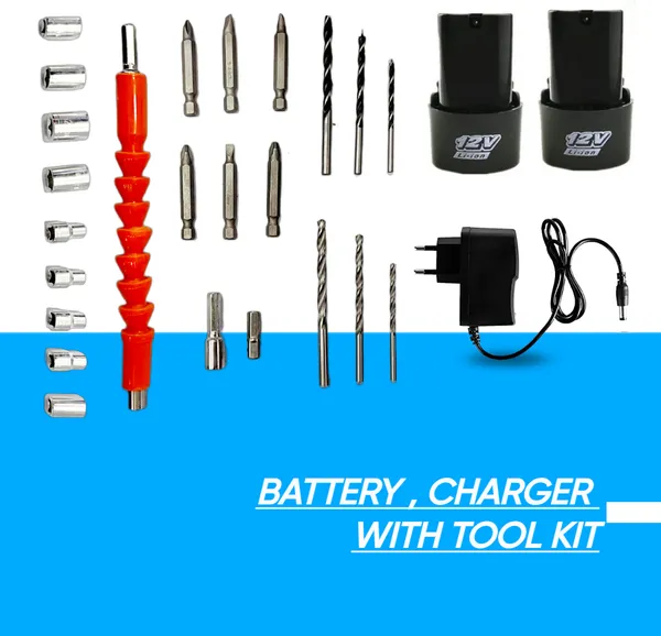 New_12_V_Cordless/Screwdriver_Machine_With_Tool_Kit_Set_Heavy_Duty_Cordless_Drill_(10_Mm_Chuck_Size)