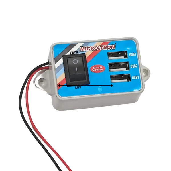 12v/24v_3_USB_Mobile_Phone_Charger_with_52MM_Battery_Clip_Adapter_for_Mobile_Phones,_Portable_Power_Banks,_Portable_Wi-Fi_routers_etc.