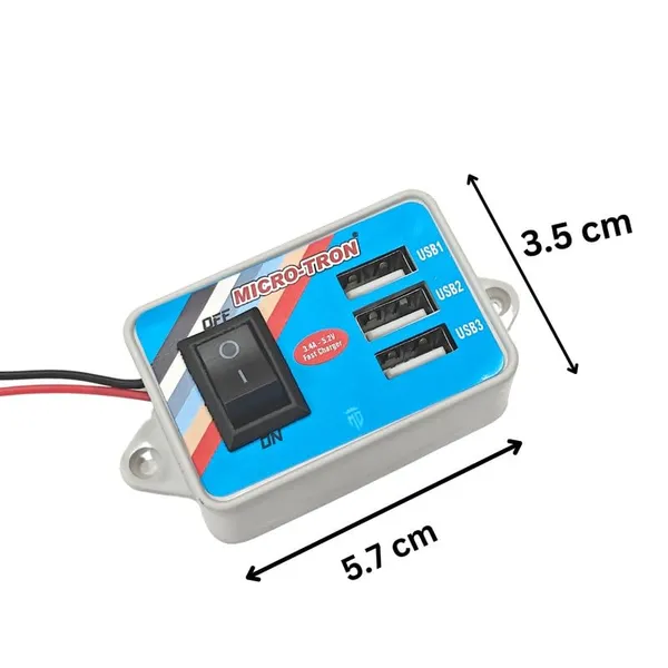 12v/24v_DC_Mobile_Charger_3_USB_Ports_with_USB_Bulb_5.2v_3.4_amp_for_Bike,_Car,_Truck,_Minibus,_Motorcycle_12_Volt_24_Volt_Mobile_Charging_Adaptor