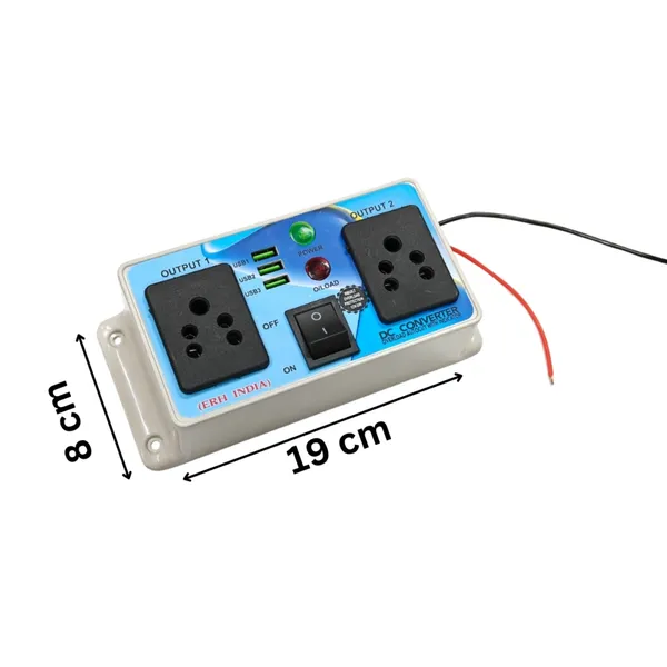 12v/24v_to_220v_Converter_Inverter_3_USB_Gang_Box_50_Watt_12v/24v_DC_to_AC_Car_Inverter_for_Car,_Bus,_Truck_Etc_dc_to_ac_Converter_Inverter_Solar_for_Home