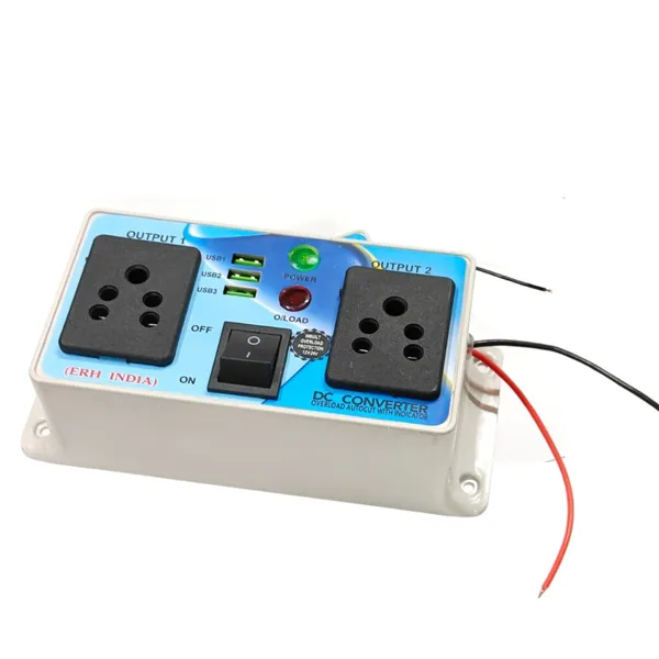12v/24v_to_220v_Converter_Inverter_3_USB_Gang_Box_50_Watt_12v/24v_DC_to_AC_Car_Inverter_for_Car,_Bus,_Truck_Etc_dc_to_ac_Converter_Inverter_Solar_for_Home