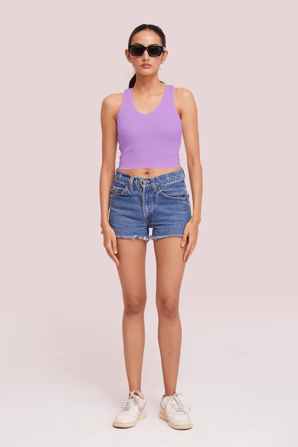 Periwinkle_V-Neck_Slim_Fit_Ribbed_Knit_Tank_Cut_Out_Back_Crop_Tops_For_Women