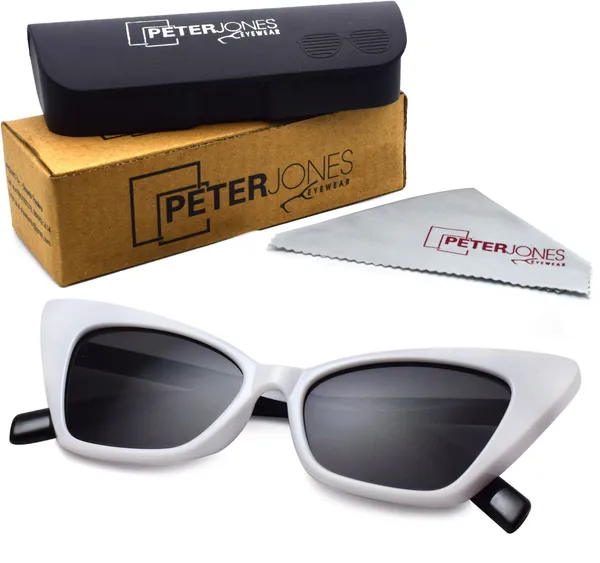 White_Cat-Eye_Sunglasses_-_For_Women