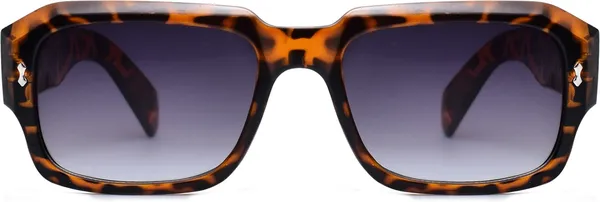 Beige_Retro_Square_Sunglasses_-_For_Unisex