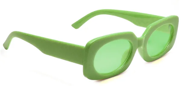 Green_Retro_Square_Sunglasses_-_For_Women