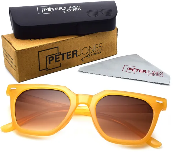 Orange_Retro_Square_Sunglasses_-_For_Unisex