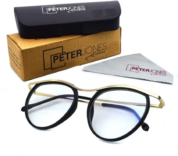 Black,Gold_Full_Rim_Cat-Eyed_Frame_(51_Mm)_-_For_Men