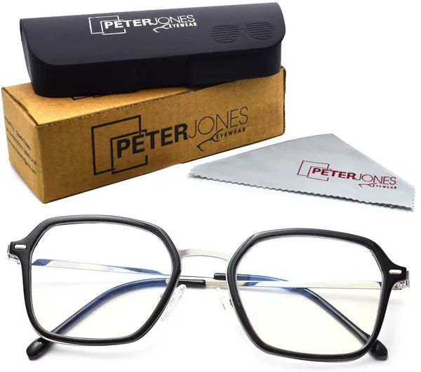 Black,Silver_Full_Rim_Square_Frame_(48_Mm)_-_For_Unisex