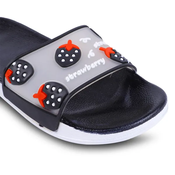 Black_Silicon_Strap_And_Pvc_Slip_On_Sliders_For_Women