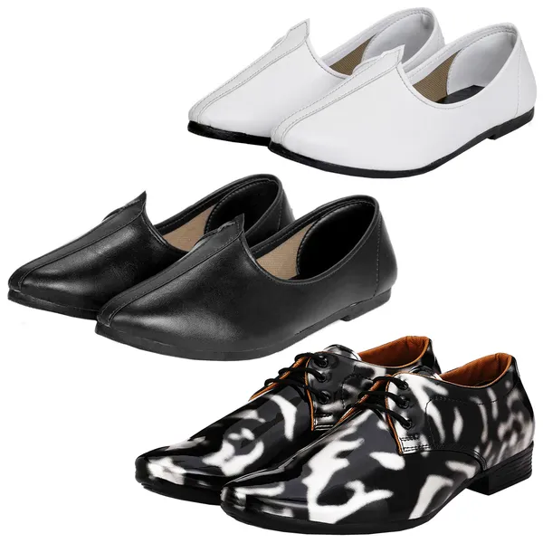 Black_&_Silver_&_White_PU_Premium_Mojaris_Shoe_For_Men
