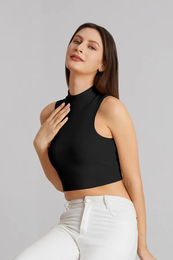 High_Neck_Sleeveless_Ribbed_Slim_Fit_Tank_Top
