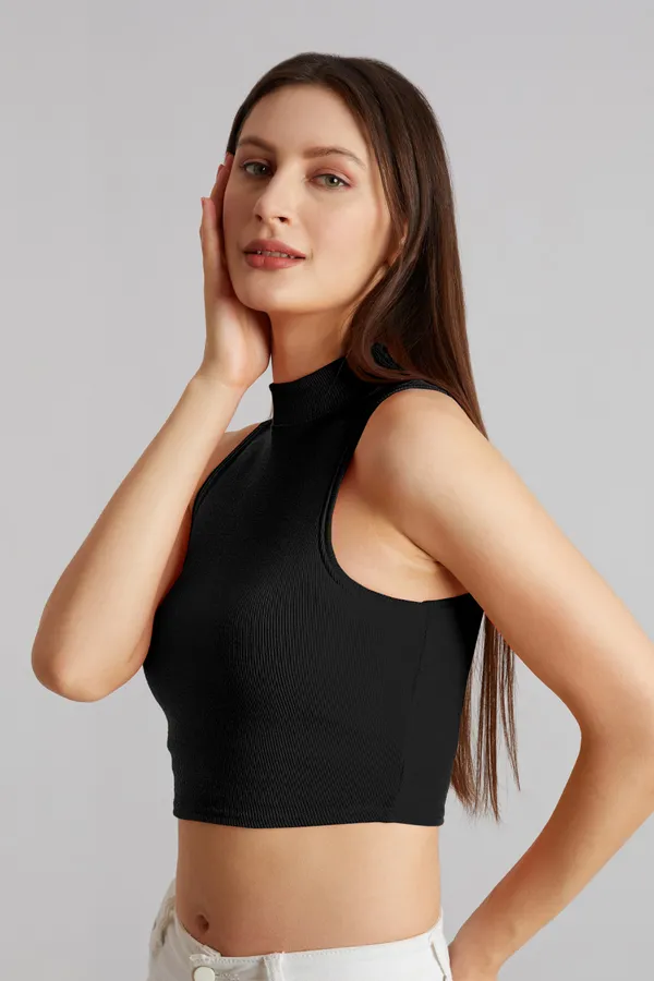 High_Neck_Sleeveless_Ribbed_Slim_Fit_Tank_Top