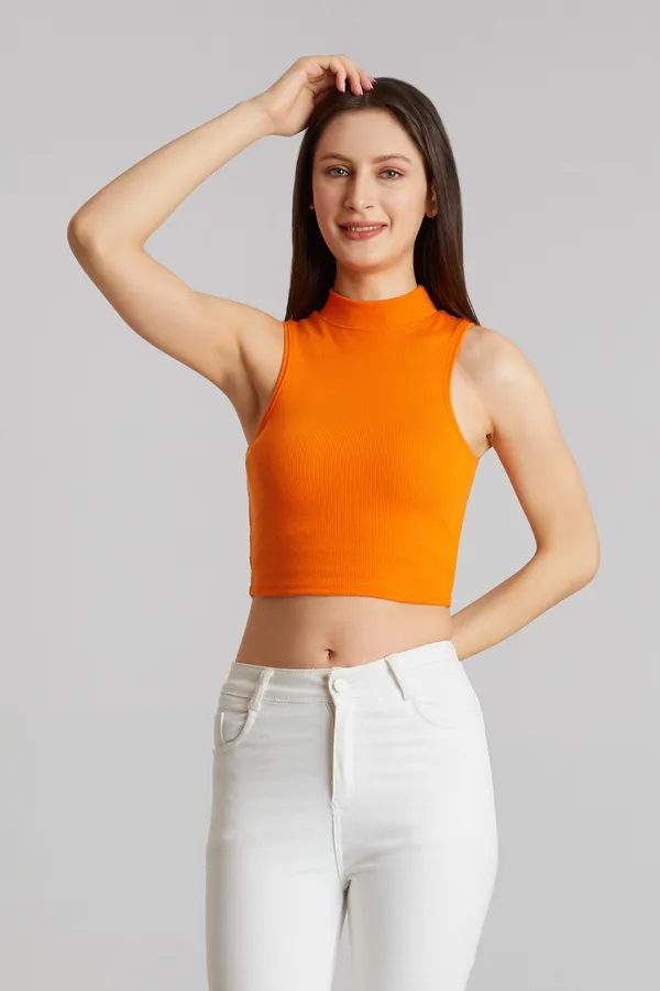 High_Neck_Sleeveless_Ribbed_Slim_Fit_Tank_Top