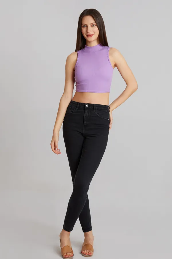 High_Neck_Sleeveless_Ribbed_Slim_Fit_Tank_Top
