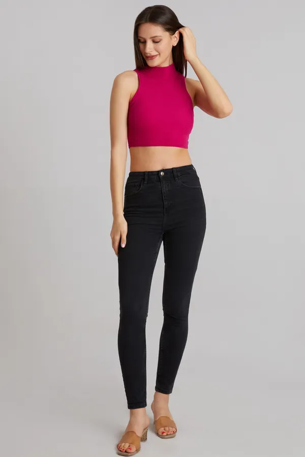 High_Neck_Sleeveless_Ribbed_Slim_Fit_Tank_Top