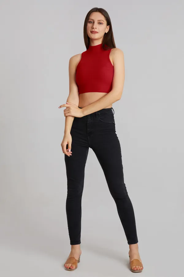 High_Neck_Sleeveless_Ribbed_Slim_Fit_Tank_Top