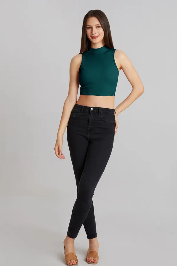 High_Neck_Sleeveless_Ribbed_Slim_Fit_Tank_Top