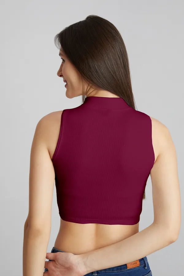 High_Neck_Sleeveless_Ribbed_Slim_Fit_Tank_Top