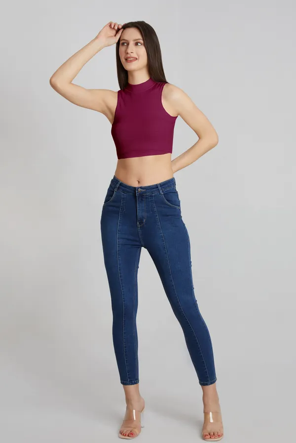 High_Neck_Sleeveless_Ribbed_Slim_Fit_Tank_Top