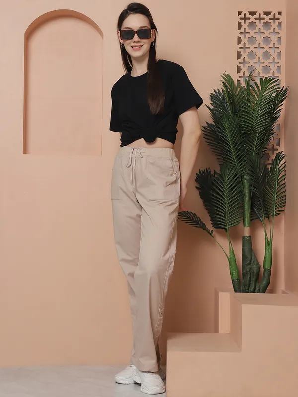 Women_Black_Round_Neck_Oversized_Tshirt