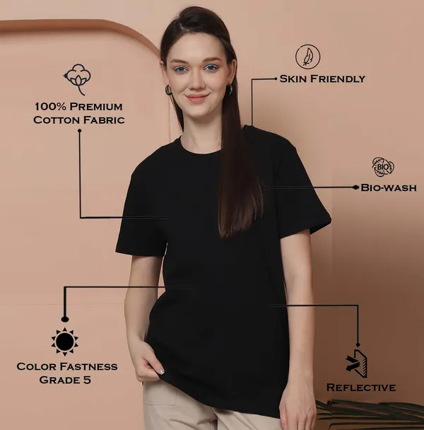 Women_Black_Round_Neck_Oversized_Tshirt
