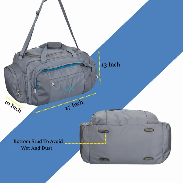 50L_Grey_Crown_(60Cms)_Travel_Duffel_Without_Wheels_|_Premium_Quality_Duffel_Bags