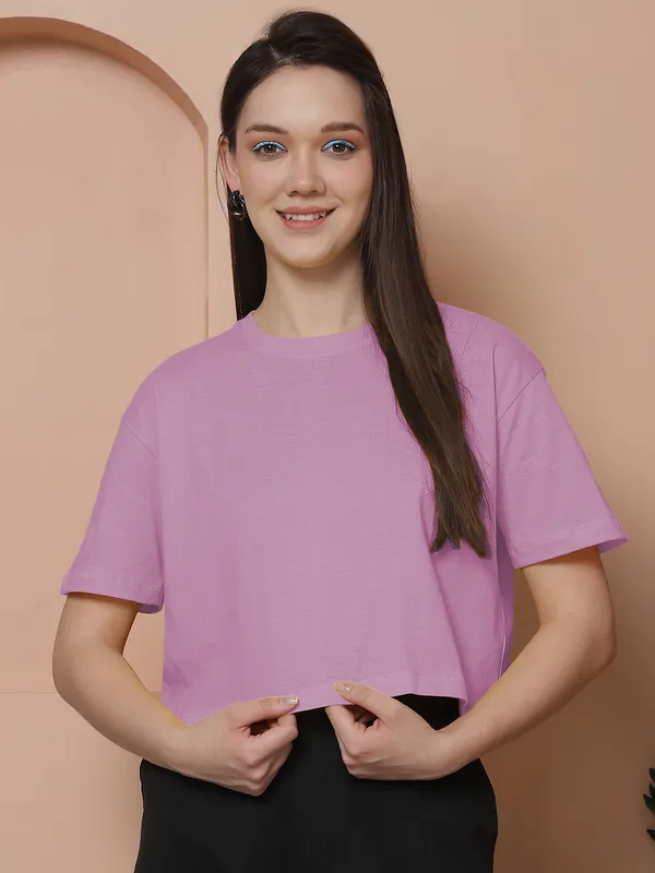 Women_Red_&_Purple_Pack_Of_2_Oversized_Tshirt