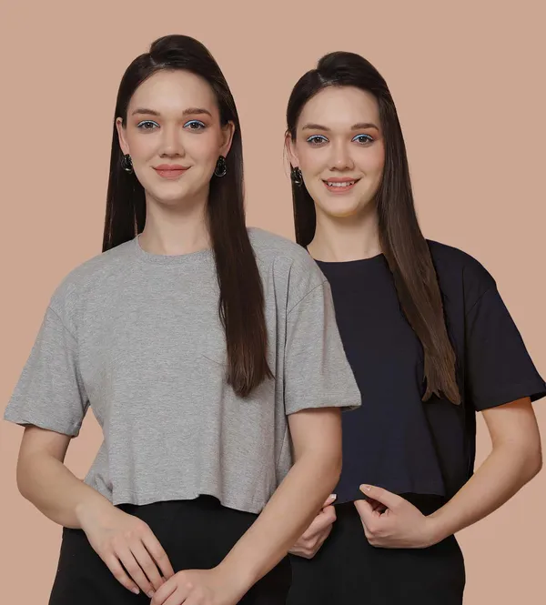 Women_Grey_&_Navy_Blue_Pack_Of_2_Oversized_Tshirt