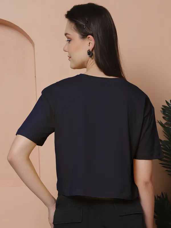 Women_Navy_Blue_&_Turquoise_Blue_Pack_Of_2_Oversized_Tshirt