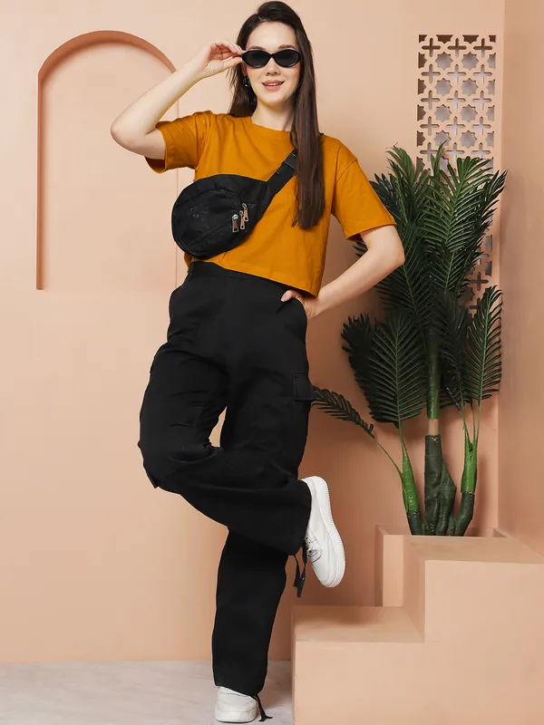 Women_Mustard_&_Grey_Pack_Of_2_Oversized_Tshirt