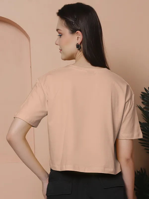 Women_Coral_&_Olive_Green_Pack_Of_2_Oversized_Tshirt