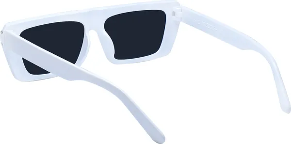 White_Retro_Square_Sunglasses_-_For_Unisex