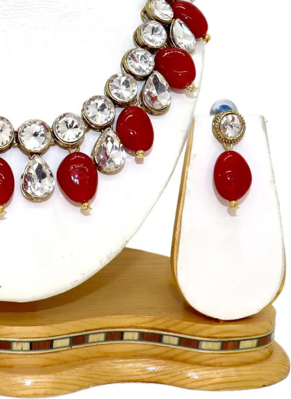 Maroon_Alloy_Copper_Jewellery_Set_For_Women