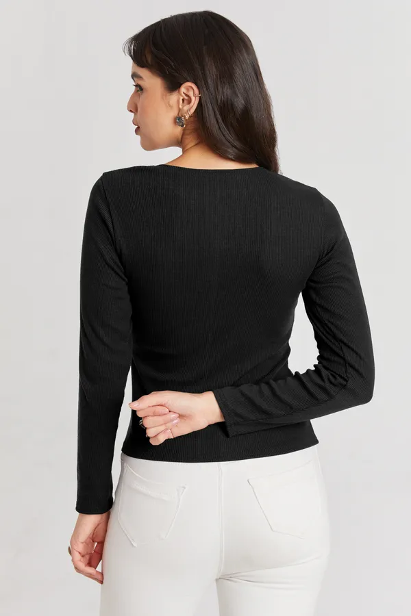 Square_Neck_Full_Sleeves_Ribbed__Fitted_Top