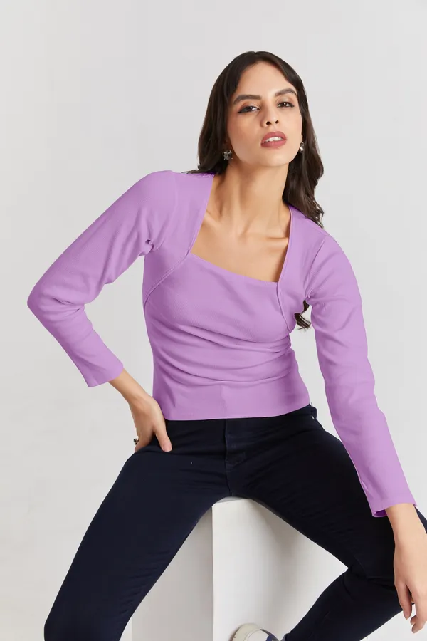 Square_Neck_Full_Sleeves_Ribbed__Fitted_Top