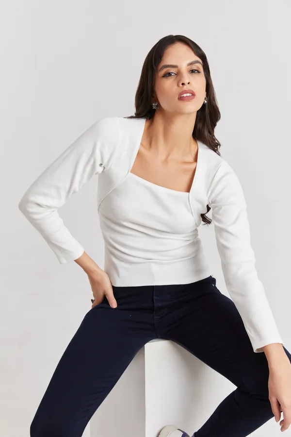 Square_Neck_Full_Sleeves_Ribbed__Fitted_Top
