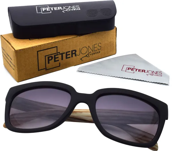 Black,Beige_Retro_Square_Sunglasses_-_For_Unisex