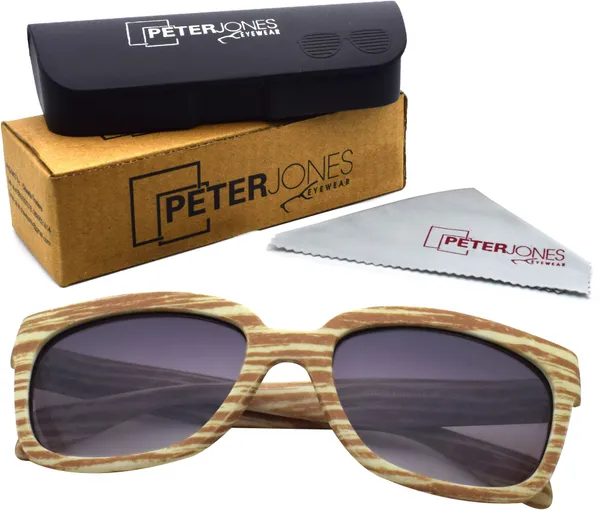Beige_Retro_Square_Sunglasses_-_For_Unisex