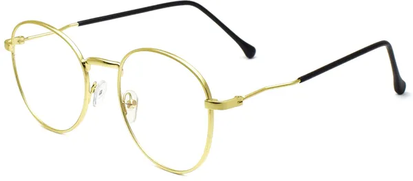Gold_Full_Rim_Round_Frame_(52_Mm)_-_For_Unisex
