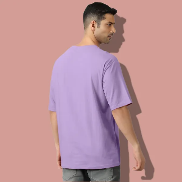 Purple_Oversized_Printed_Half_Sleeve_Cotton_T-Shirt_For_Men