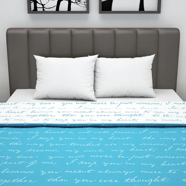 Text_Print_Double_Dohar_for_Mild_Winter_(Polyester,_Sky_Blue_and_White)