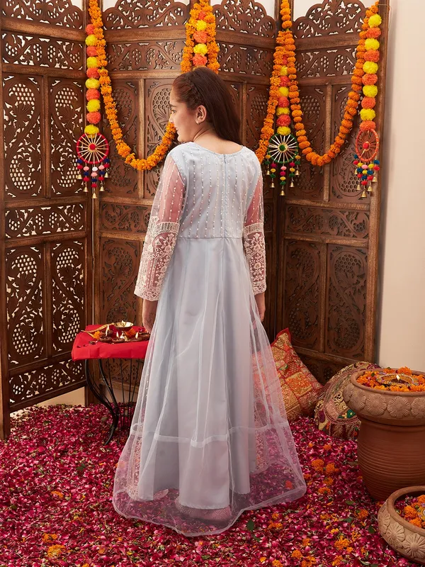 Blue_Dress_for_Girl_|_Fit_And_Flare