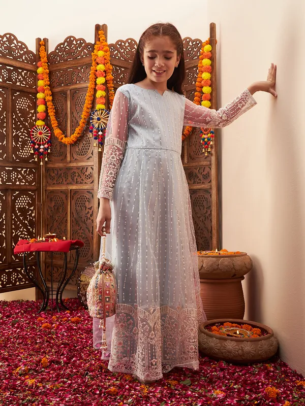 Blue_Dress_for_Girl_|_Fit_And_Flare