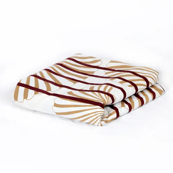 Floral_Single_Dohar_for_AC_Room_(Cotton,_Brown)