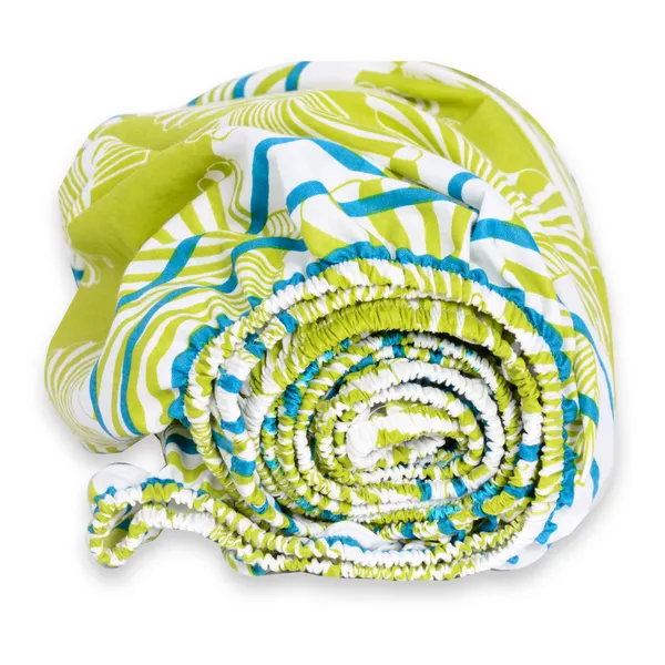 Cotton_Acid_Lime_Bedsheet_For_Double_Bed_Elastic_Fitted_With_2_Pillow_Covers_(150_x_200_CM)Calming_Shells