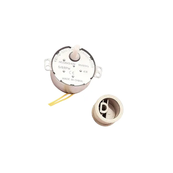 1_Pc_D-Cut_Shaft_Synchronous_Motor220-240volts_5/6rpm_4w_Auto_Swing_Motor_220_Volt_Ac_for_Playground_Swings,_Outdoor_Entertainment_Areas,_Robotics_and_Automation_etc_with_Pulley_Connector