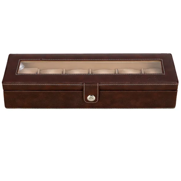 Watch_Box_Organizer_Holder_Jewelry_Accessories_Display_Storage_Case_Watch_Organiser_Collection_Box_6_Slots_In_PU_Leather_For_Men_Women_Brown_Color