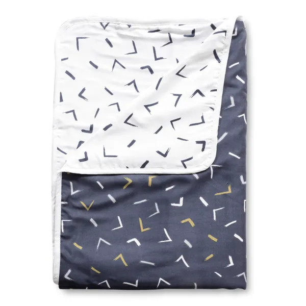 Abstract_Single_Dohar_for_AC_Room_(Polyester,_Navy_Blue_and_White)