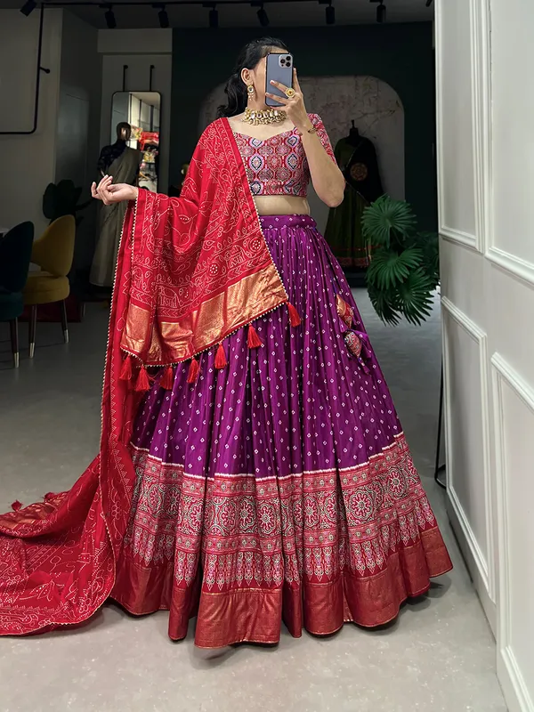 Purple_Premium_&_Elegant_Dola_Silk_Lehenga_Choli_For_Women