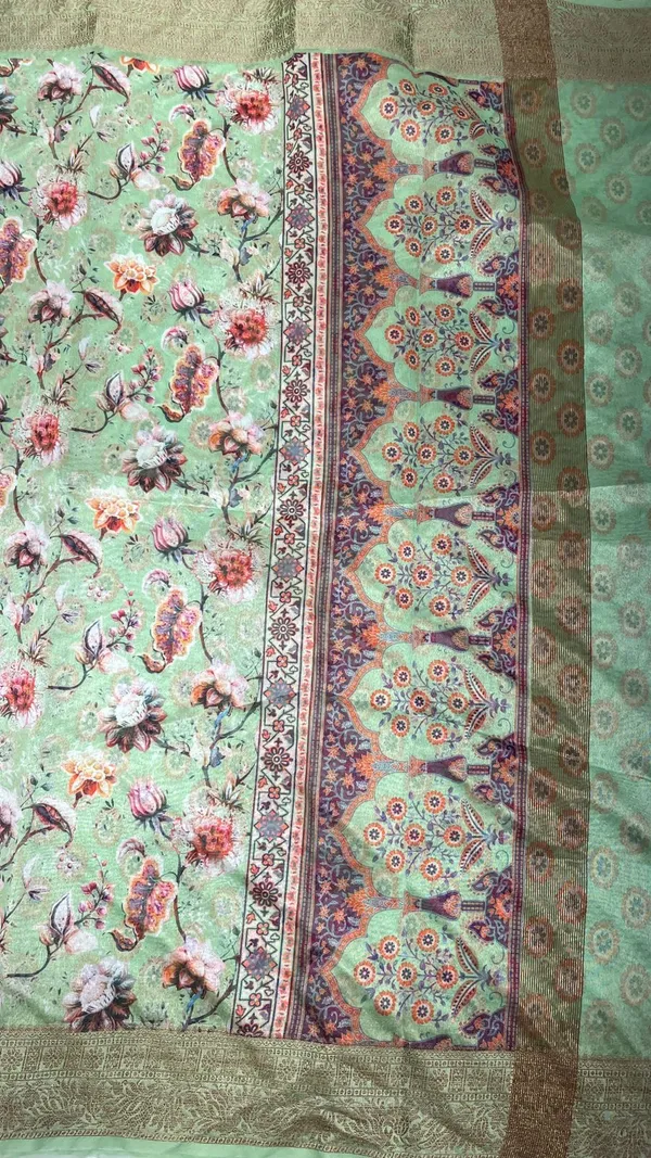 Humairah_Presents_Pista_Green_Warm_Silk_Floral_Digital_Print_Copper_Zari_Border_Banarasi_Saree_with_Floral_Print_Booti_Pista_Green_Blouse